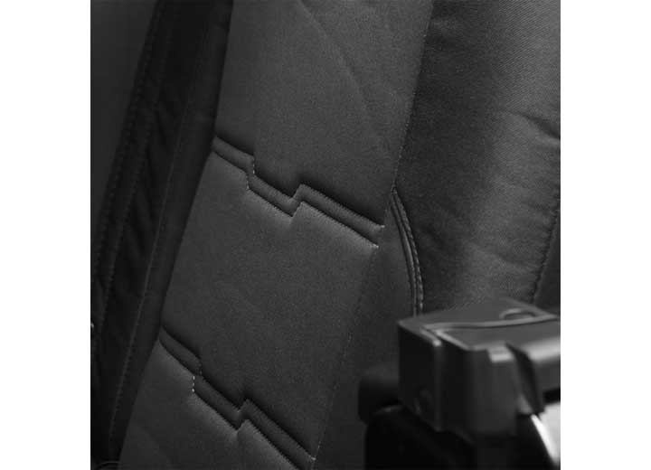 SMITTYBILT NEOPRENE SEAT COVER SET FRONT/REAR - BLACK GEN 2