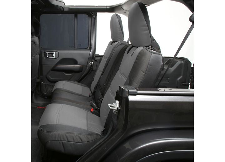 SMITTYBILT NEOPRENE SEAT COVER SET FRONT/REAR - CHARCOAL GEN 2