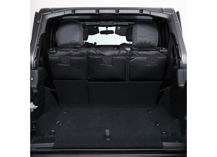 SMITTYBILT NEOPRENE SEAT COVER SET FRONT/REAR - CHARCOAL GEN 2