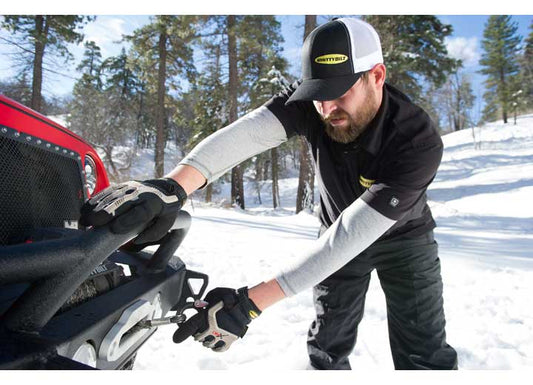 SMITTYBILT TRAIL GLOVES, KNUCKLE PROTECTION, PADDED PALM-1/PR-SIZE XL