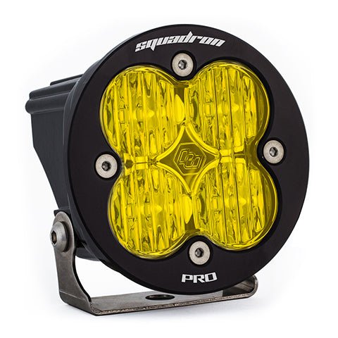 Baja Designs Squadron-R Pro Black LED Auxiliary Light Pod (Clear Wide Cornering)