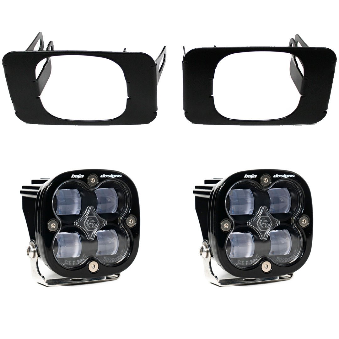 Ford Squadron SAE Fog Pocket Light Kit (Baja Amber - SAE Fog) | 2015-2020 Ford F-150 & 2017-2022 F-250/F-350 Super Duty