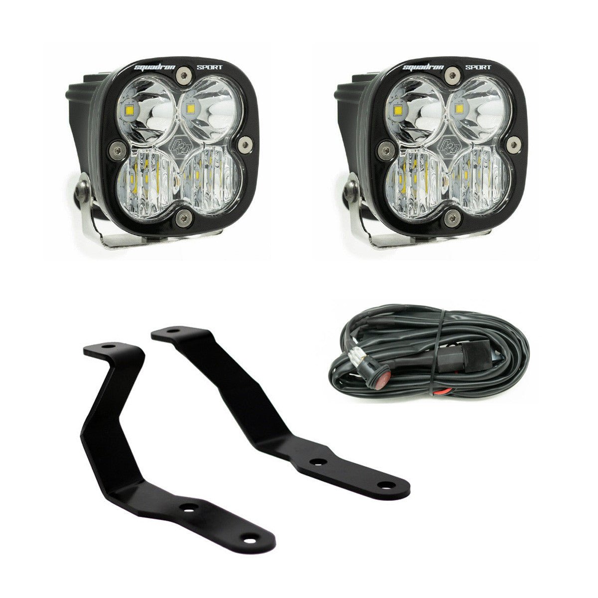 SQUADRON SPORT A-PILLAR KIT-19-C RANGER(DRIVING/COMBO;CLEAR)