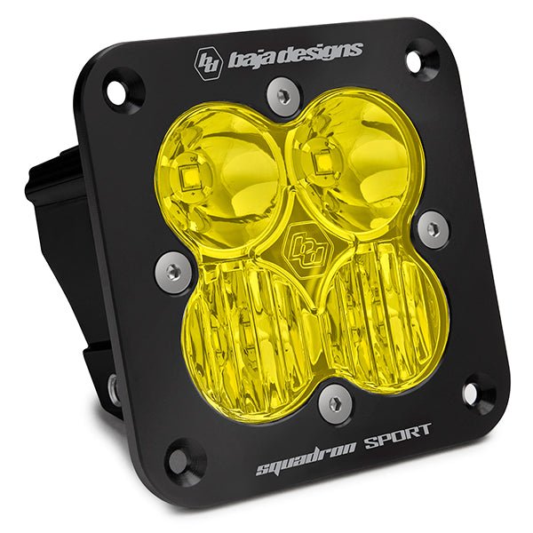 SQUADRON SPORT, WHITE, FLUSH MOUNT LED DRIVING/COMBO, AMBER