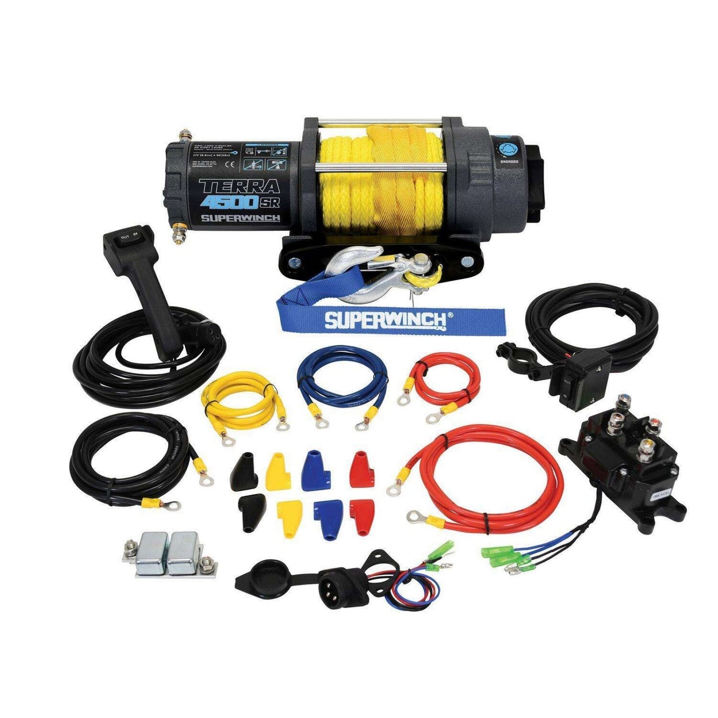 Superwinch Terra 4500SR Synthetic Rope Winch – Ultimate 4,500 lbs Recovery Solution for ATVs and UTVs