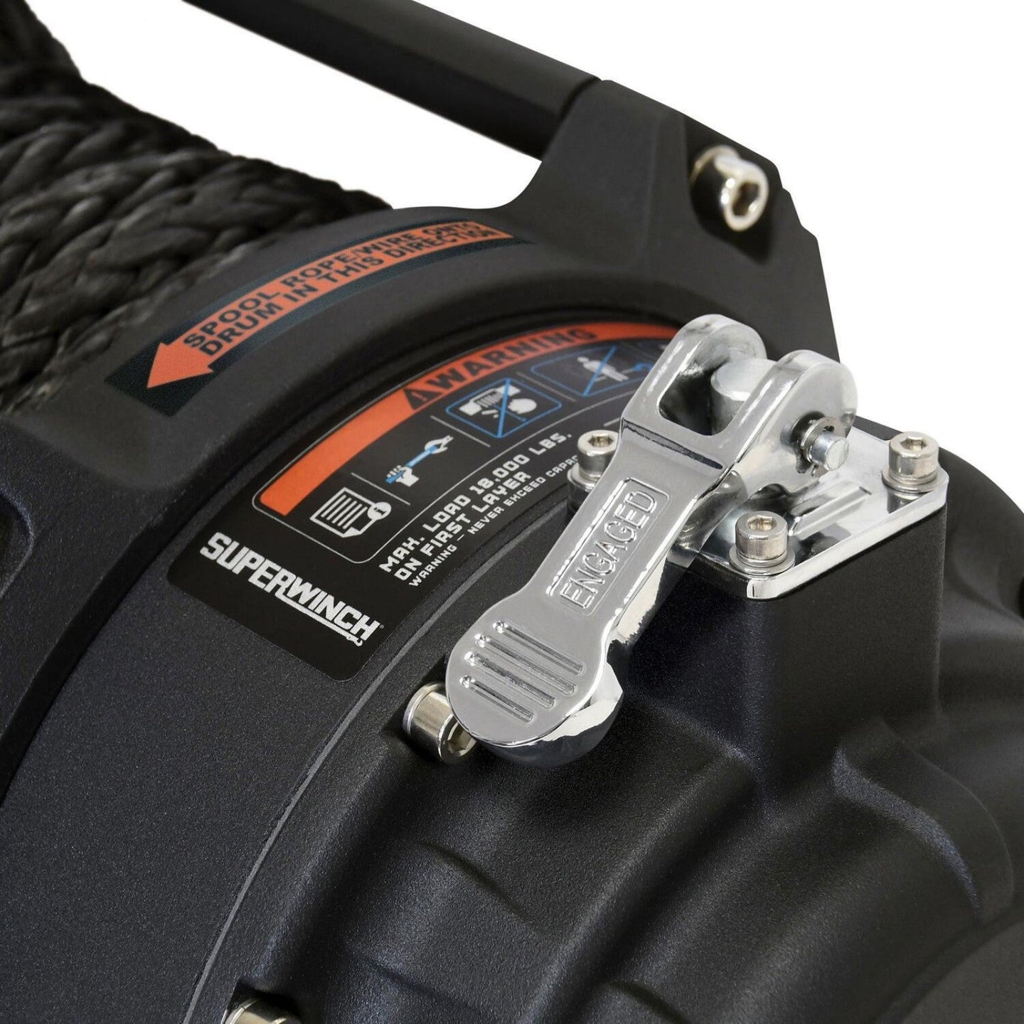 Superwinch Tiger Shark 18000SR 12V Winch with Synthetic Rope – Ultimate 18,000 lbs Heavy-Duty Off-Road Recovery Tool