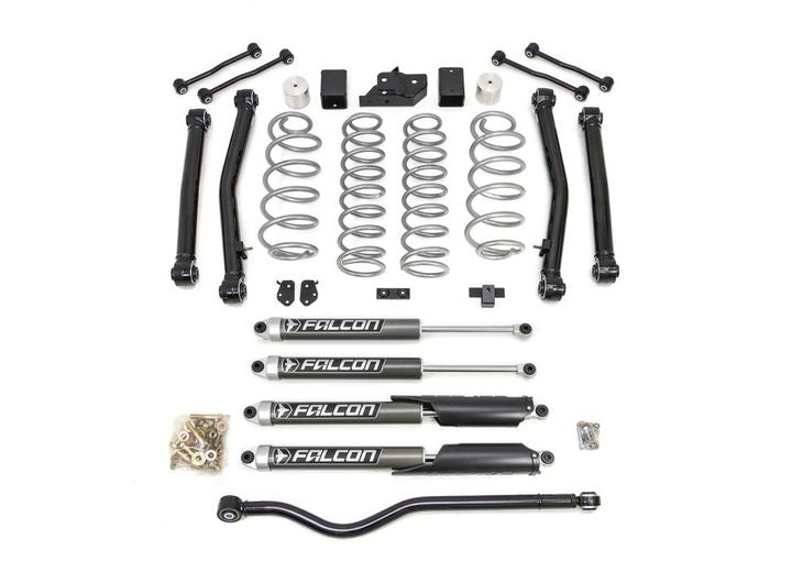TERRAIN FLEX 4-ARM KIT W/FALCON 2.1 SHOCKS 18-C JEEP JL WRANGLER 4WD ReadyLift Suspension