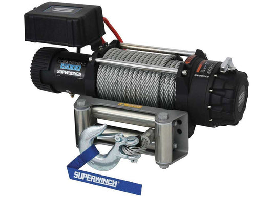 Tiger Shark 15000 Heavy-Duty Winch by Superwinch - Ultimate 15,000 lbs Pulling Power for Off-Road Recovery