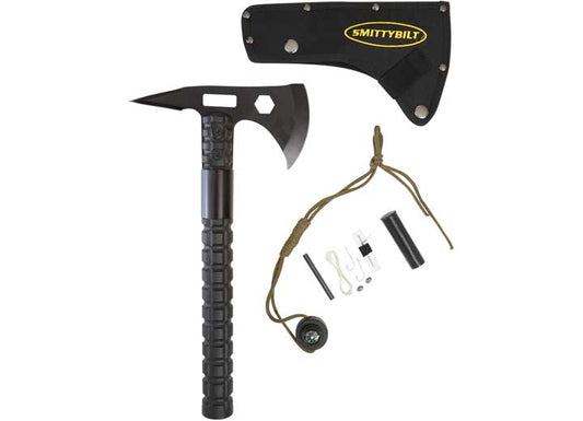 TRAIL AXE W/BLADE SHEATH; 402 STAINLESS BLADE
