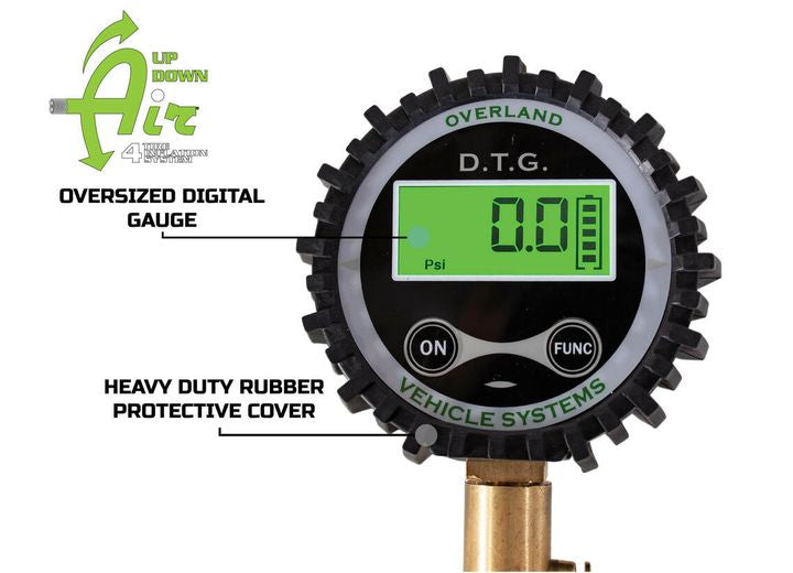 Precision Digital Tire Pressure Monitor with Valve Kit & Carrying Case Overland Vehicle Systems / Up Down Air