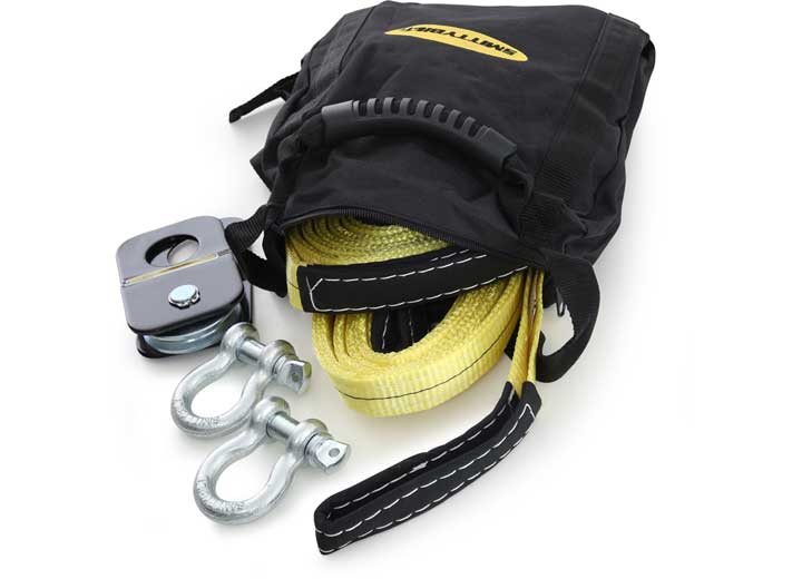 WINCH ACCESSORY KIT - ATV - INCLUDES SNATCH BLOCK, PAIR OF SHACKLES, PAIR OF STRAPS