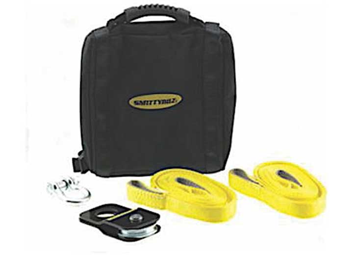WINCH ACCESSORY KIT - ATV - INCLUDES SNATCH BLOCK, PAIR OF SHACKLES, PAIR OF STRAPS