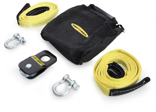 WINCH ACCESSORY KIT - ATV - INCLUDES SNATCH BLOCK, PAIR OF SHACKLES, PAIR OF STRAPS