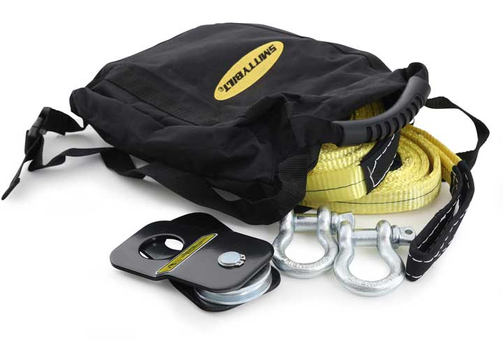 WINCH ACCESSORY KIT - ATV - INCLUDES SNATCH BLOCK, PAIR OF SHACKLES, PAIR OF STRAPS