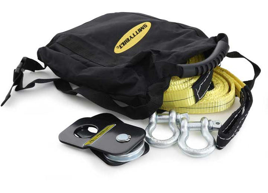 WINCH ACCESSORY KIT - ATV - INCLUDES SNATCH BLOCK, PAIR OF SHACKLES, PAIR OF STRAPS