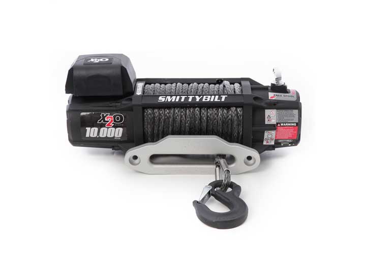 Smittybilt X2O GEN2 10K Comp Series Winch with Synthetic Rope and Aluminum Fairlead