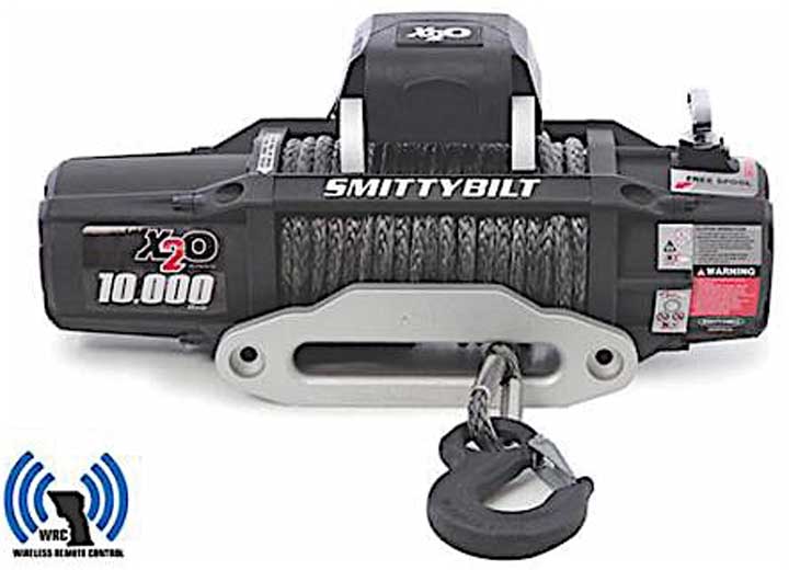 Smittybilt X2O GEN2 10K Comp Series Winch with Synthetic Rope and Aluminum Fairlead