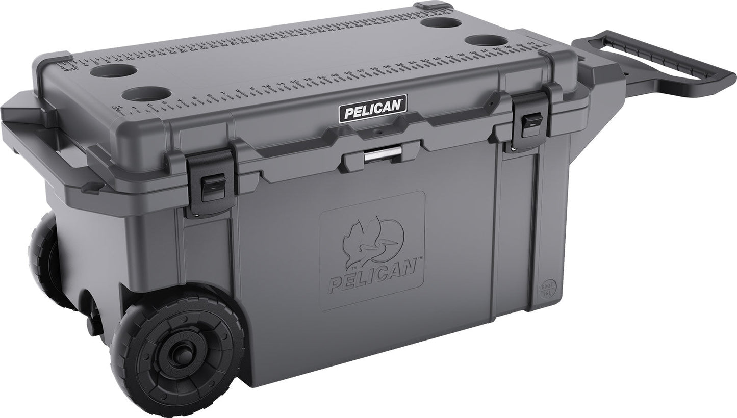 Pelican - Pelican 80QT Elite Bear - Resistant Wheeled Cooler - Graphite
