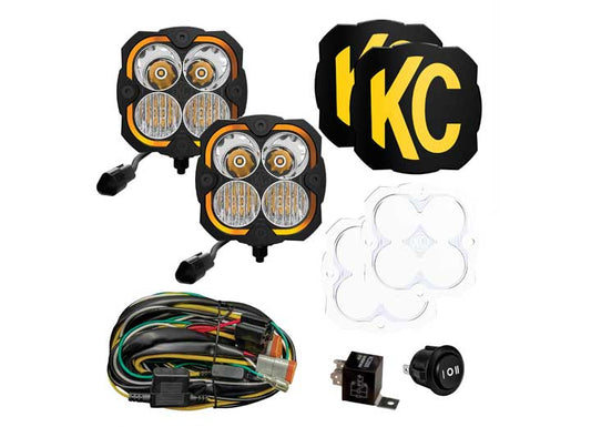 KC HiLiTES FLEX ERA 4 2-Light Master Kit: The Ultimate Lighting Solution for Off-Road Enthusiasts - Venture Overland Company