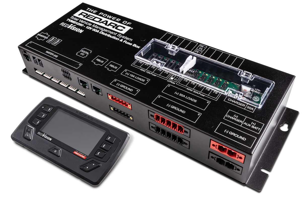 REDARC TVMS1280-NA RedVision Distribution Module & Display