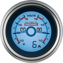 REDARC G52-VVA Dual Bat. Voltage Gauge
