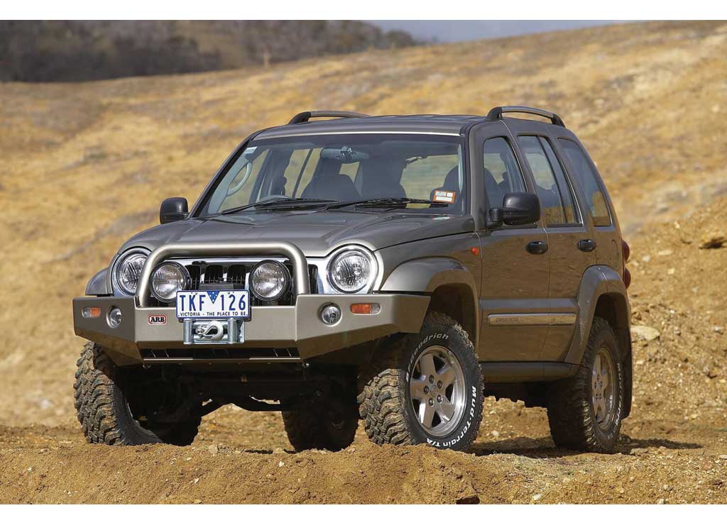 02-05 LIBERTY WINCH MOUNT BUMPER ARB Usa/Old Man Emu