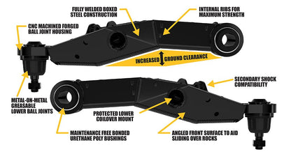 ICON Vehicle Dynamics - 05 - 23 TACOMA LOWER CONTROL ARMS