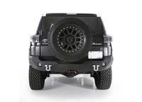 07-14 FJ CRUISER M1 REAR BUMPER W/D-RING MOUNTS & REAR LIGHTS; BLACK