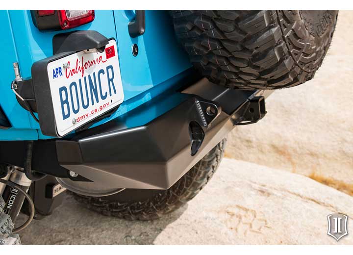 07-18 JK PRO SERIES 2 REAR BUMPER W/ HITCH & TABS