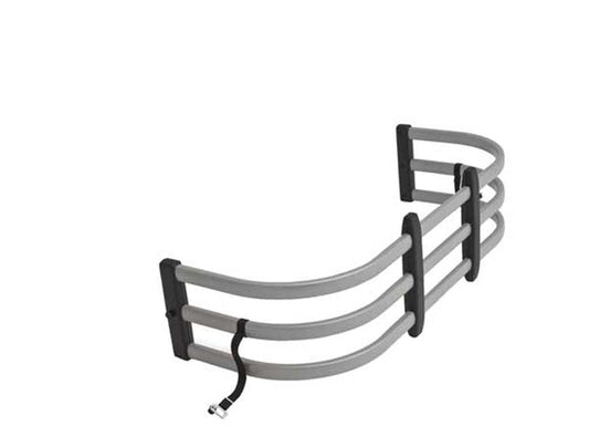 Amp Research - 07 - 18 SILVERADO/SIERRA 1500/07 - 19 SILVERADO/SIERRA 2500/3500 HD BEDXTENDER HD MAX SILVER