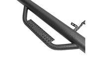 07-18 WRANGLER 4DR WHEEL TO WHEEL NERF STEPS W/CLEATED STEPS; BLACK TEXTURE