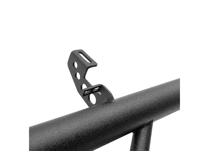 07-18 WRANGLER 4DR WHEEL TO WHEEL NERF STEPS W/CLEATED STEPS; BLACK TEXTURE