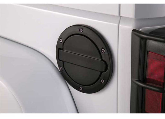 07-18 WRANGLER DOOR BLACK FUEL DOOR