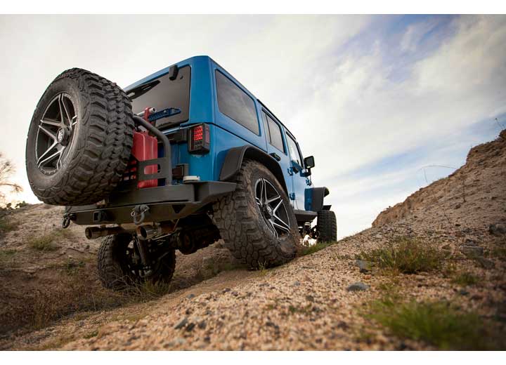 07-18 WRANGLER JK 2/4 DOOR XRC ATLAS REAR BUMPER WITH TIRE CARRIER