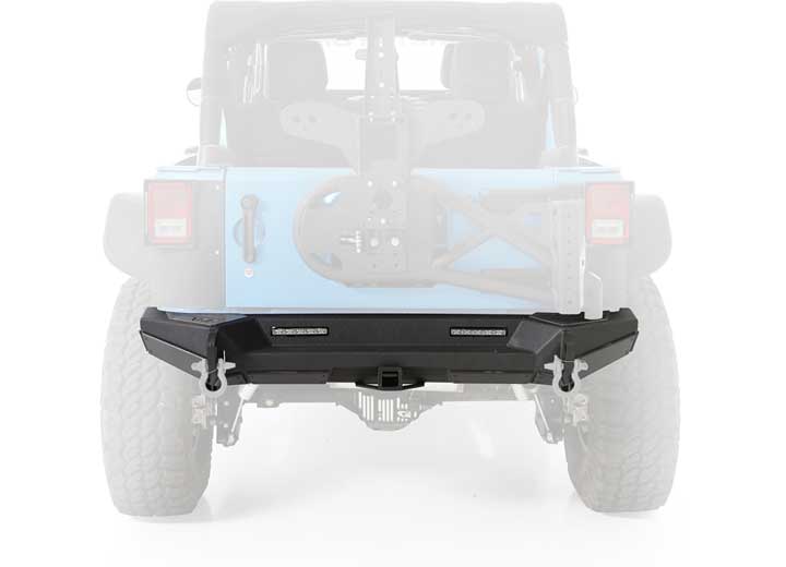 07-18 WRANGLER JK 2/4 DOOR XRC GEN2 REAR BUMPER; TEXTURED BLACK