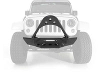 07-18 WRANGLER JK 2/4 DR SRC FRONT STINGER BUMPER W/D-RING MOUNTS; BLACK TEXTURED