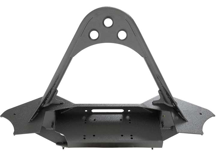 07-18 WRANGLER JK 2/4 DR SRC FRONT STINGER BUMPER W/D-RING MOUNTS; BLACK TEXTURED