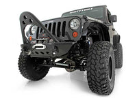 07-18 WRANGLER JK 2/4 DR SRC FRONT STINGER BUMPER W/D-RING MOUNTS; BLACK TEXTURED