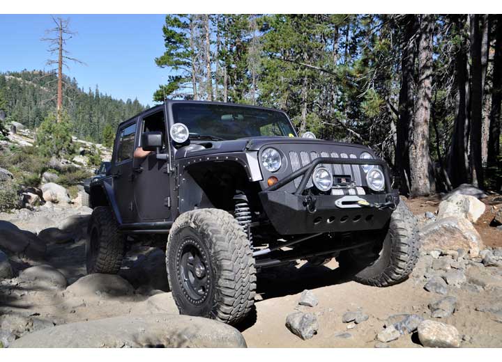 Smittybilt - 07 - 18 WRANGLER JK 2/4 DR XRC FRONT BUMPER W/WINCH; BLACK