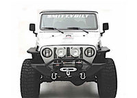 Smittybilt - 07 - 18 WRANGLER JK 2/4 DR XRC FRONT BUMPER W/WINCH; BLACK