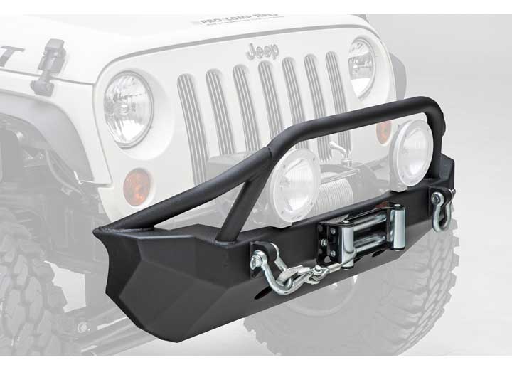 Smittybilt - 07 - 18 WRANGLER JK 2/4 DR XRC FRONT BUMPER W/WINCH; BLACK