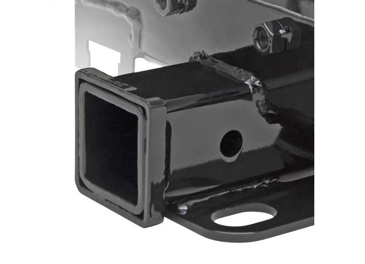 07-18 WRANGLER JK 2/4DR FACTORY STYLE 2IN RECEIVER HITCH; CLASS III; BOLT ON; GLOSS BLACK
