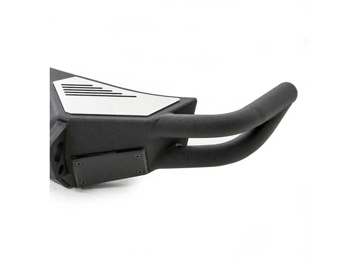 07-18 WRANGLER JK 2/4DR SRC GEN2 REAR BUMPER; TEXTURED MATTE BLACK