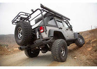 07-18 WRANGLER JK 2/4DR SRC GEN2 REAR BUMPER; TEXTURED MATTE BLACK