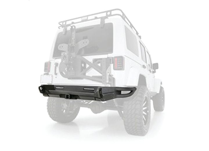 07-18 WRANGLER JK 2/4DR SRC GEN2 REAR BUMPER; TEXTURED MATTE BLACK