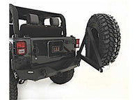 Smittybilt XRC Tire Carrier - Black, 2007-2018 Jeep Wrangler JK 2/4-Door