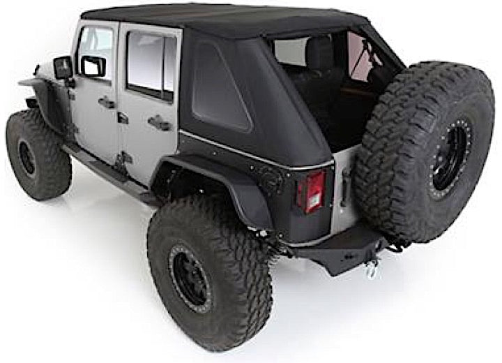 07-18 WRANGLER JK 4 DR BOWLESS COMBO TOP KIT W/TINTED WINDOWS; BLACK DIAMOND