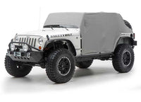 07-18 WRANGLER JK 4DR WATER-RESISTANT CAB COVER W/DOOR FLAPS; GRAY