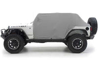 07-18 WRANGLER JK 4DR WATER-RESISTANT CAB COVER W/DOOR FLAPS; GRAY