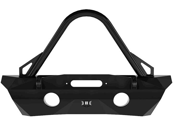 07-18 WRANGLER PRO SERIES FRONT BUMPER REC WINCH MNT W/ STINGER & TABS